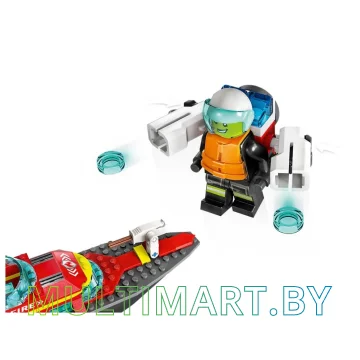 Конструктор LEGO City 60373 Пожарная спасательная лодка картинка 6